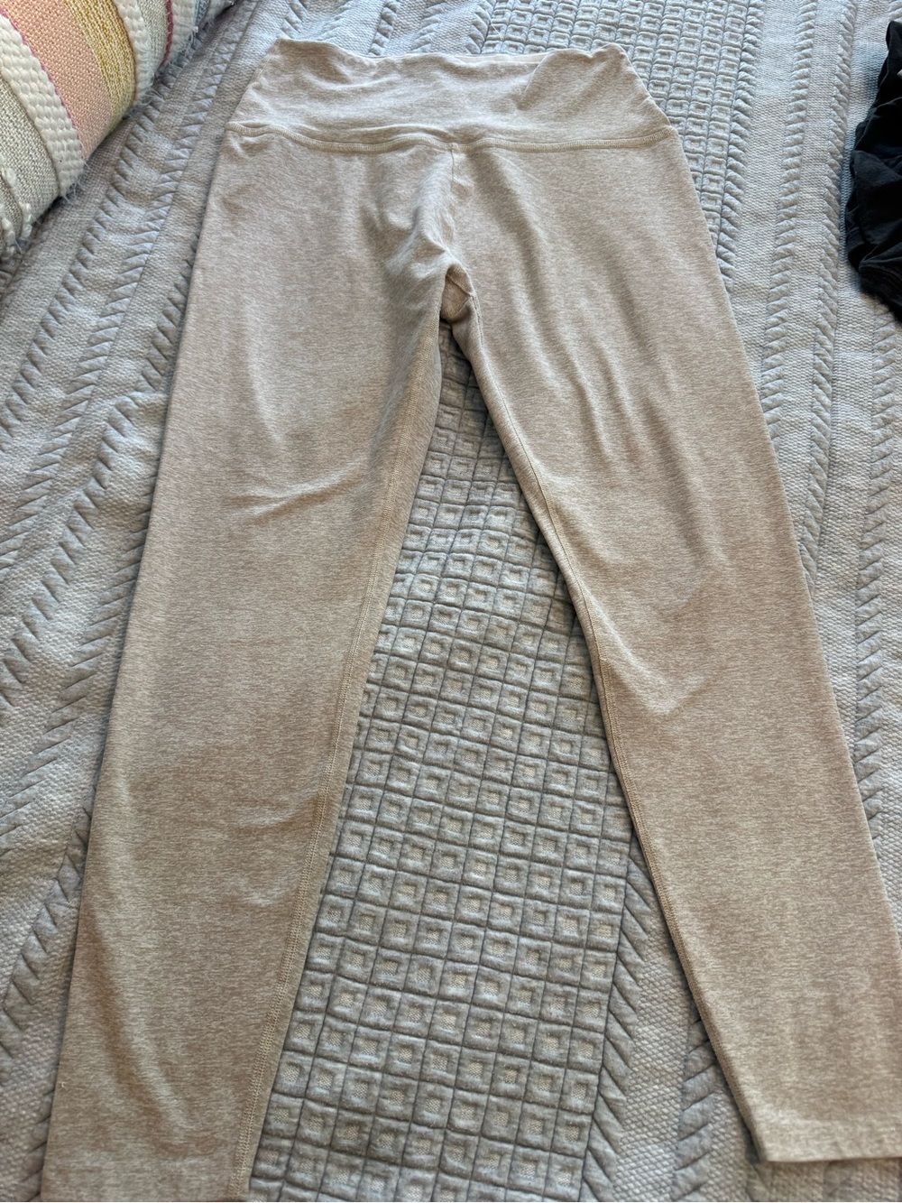 Beyond Yoga Taupe High-Rise Leggings